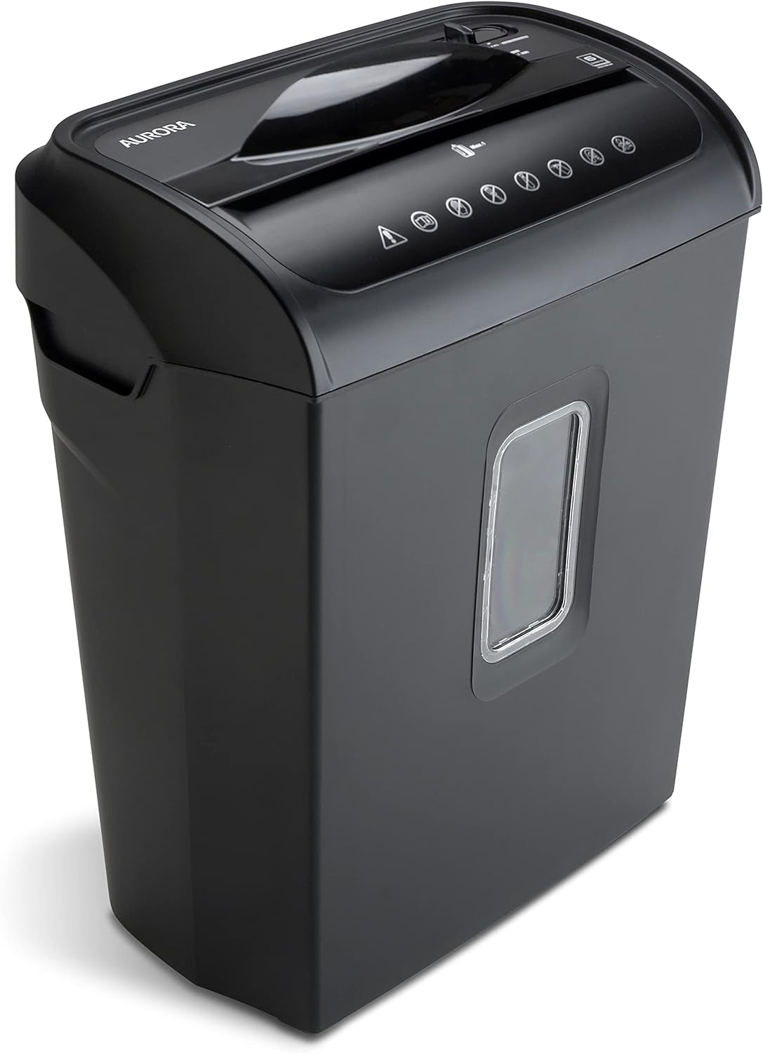 High-Security 6-Sheet Micro-Cut Paper Credit Card Shredder with 3.5-Gallon Wastebasket, 4-Minute Continuous Running Time, Security Level P-4